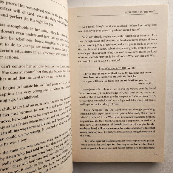 Battlefield of the Mind: Winning the Battle in Your Mind / Study Guide by Meyer - Picture 3 of 12